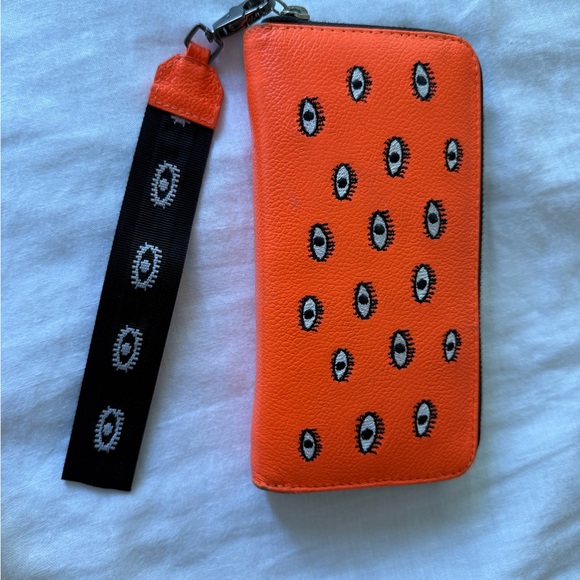 Min & Mon- Purse, Wallet, keychain, Stylish Black and Orange Women's Bag Set - Picture 7 of 11